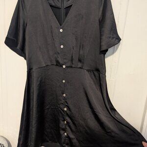 Satin Disturbia Dress with unique buttons
